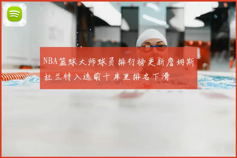 NBA篮球大师球员排行榜更新詹姆斯杜兰特入选前十库里排名下滑