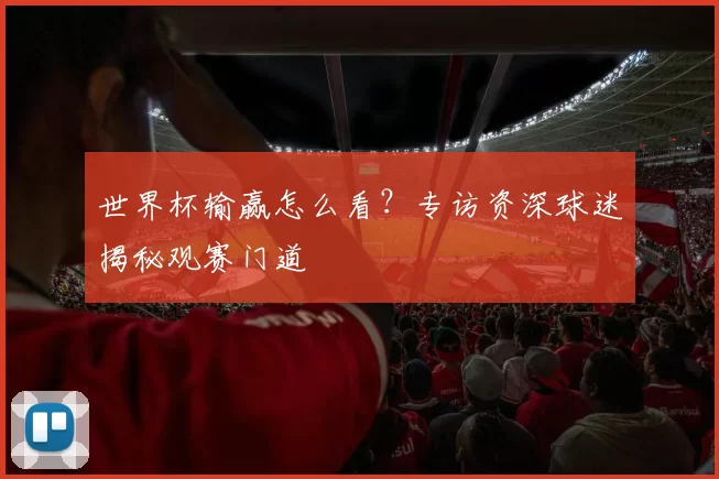 世界杯输赢怎么看?专访资深球迷揭秘观赛门道