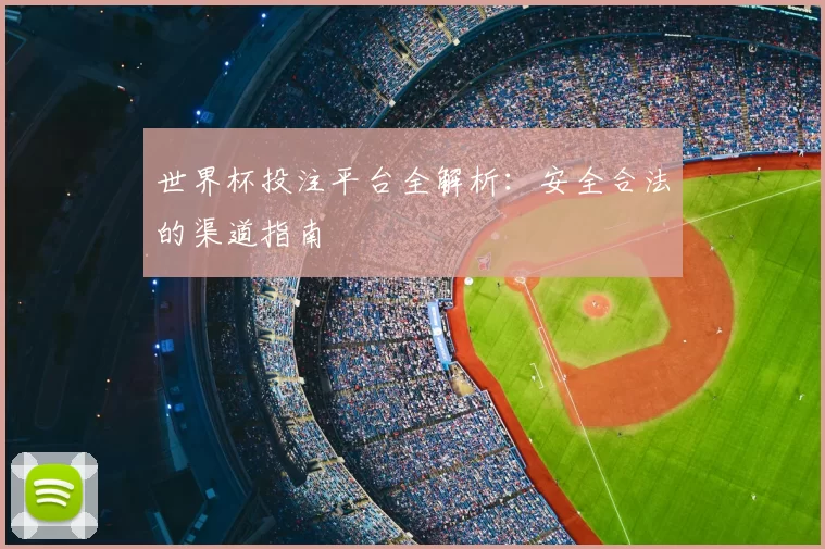 世界杯投注平台全解析:安全合法的渠道指南